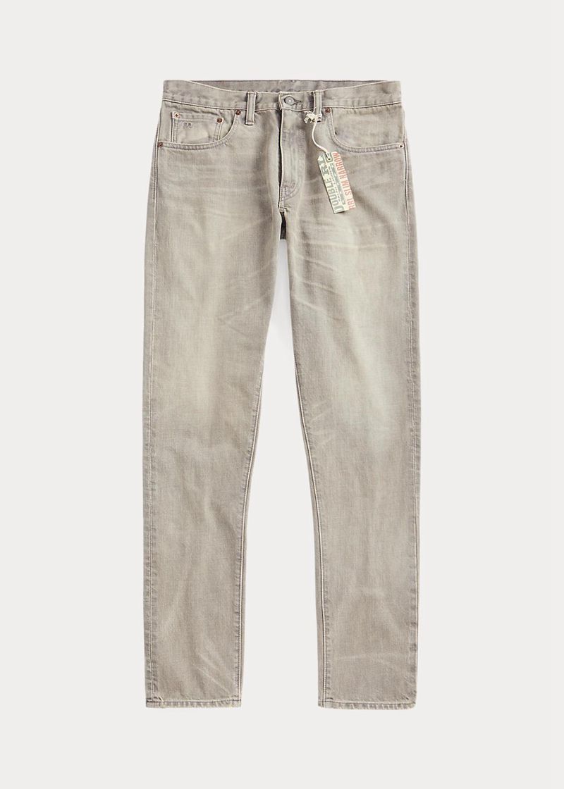 RRL ジーンズ メンズ グレー スリム Narrow フィット Cloudy Grey BKMLS5380